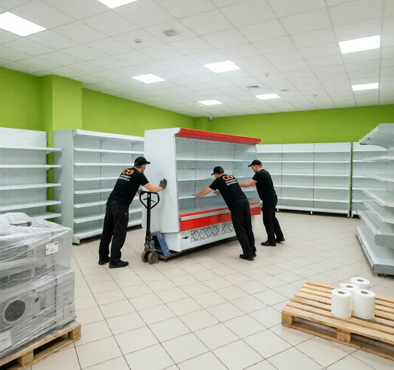 Переезд магазина в Балее